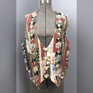 Vintage Soul Mates Vest with Bow Details